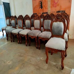 Carved Wooden Chairs