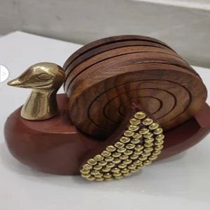 Wooden Duck Tea Coaster