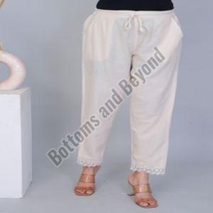 Ladies Royal Mirror Khadi Crochet Pant