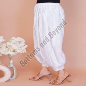 Ladies White Afghani Pant