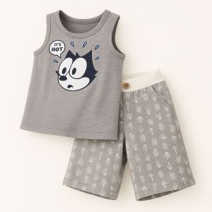 Boys Half Sleeves T Shirt Shorts Set