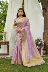 ladies lavender sarees
