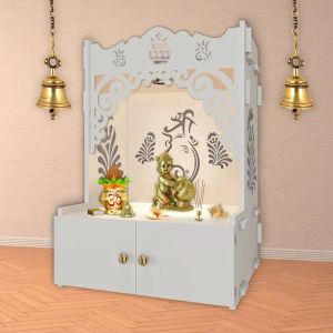 Elegant Whtie Wooden Temple