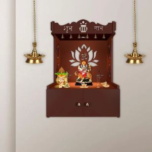 Stylish Brown Wooden Temple