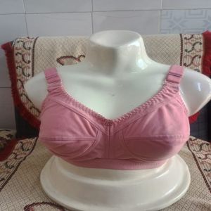 Ladies Cotton Non-Padded Light Pink Bra