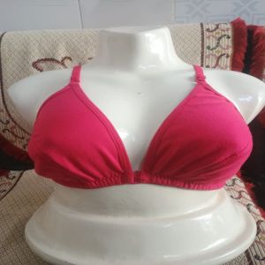 Ladies Full Coverage Non Padded Pink Bra