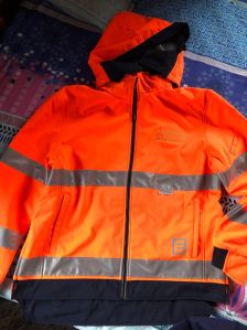 Full Sleeves Polyester Reflective Safety Jacket
