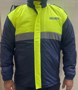 Polyester Security Guard Winter Jacket