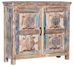Small, Rustic Wooden Cabinet