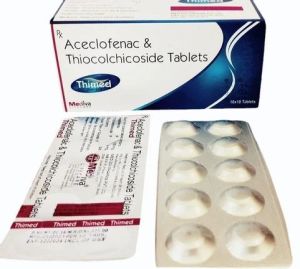 Thimed Aceclofenac 100mg Thiocolchicoside 4mg Tablets