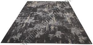 Designer Hand Knotted Woolen Silk Carpet