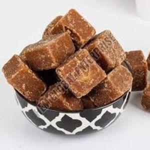 Brown Natural Jaggery Cube, Color : Brownish for Human Consumption