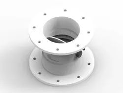 PP Damper Flanged End Valve