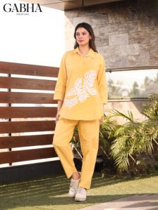 Chinnon Embroidery Women Co-ord Set