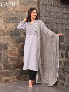 Hakoba Kurta Set with Dupatta