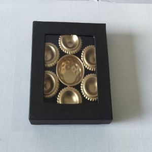 Golden 7 Inch Brass Uril Diya