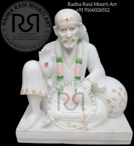 Marble Dwarkamai Statue