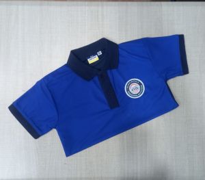 Poly Cotton Royal Blue School Uniform T Shirt