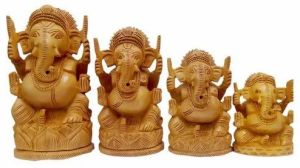Wooden Ganesha