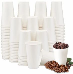 5oz White Plain Paper Coffee Cup