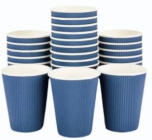 6oz Double Wall Custom Ripple Paper Cup