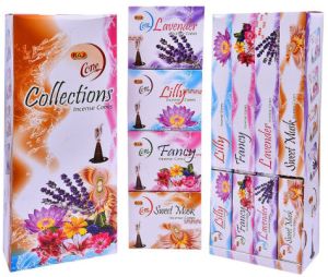 Cone Collection White Mix in 1DZ-  Lily, Lavender, Sweet Musk, Fancy