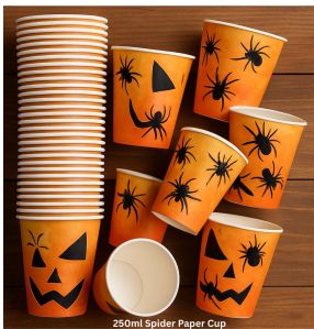 250ml Printed Paper Glass