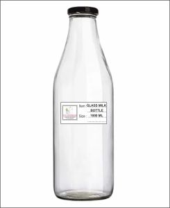 1000 Ml Glass Milk Bottle