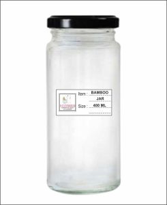 400 Ml Bamboo Jar