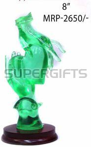 Crystal Hand Heart Trophy