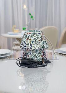 5inch Moasic Mushroom Table Lamp