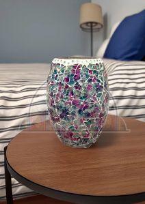 6 Inch Dholak Shaped Tafan Table Lamp