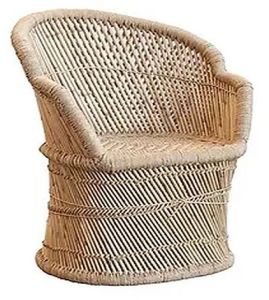 Brown Bamboo Arm Chair