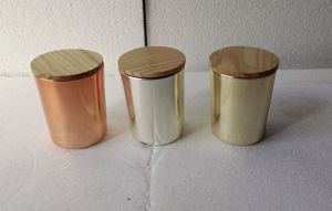 100ml Wooden Lid Glass Jar