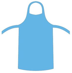 Blue Disposable Polyethylene Apron