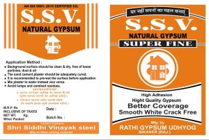 Super Fine Gypsum Powder