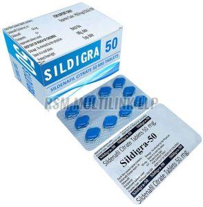 Sildenafil Citrate 50mg Tablets