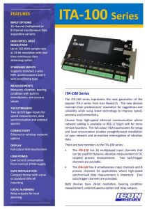 Ita 100 Series Digital Online Vibration Monitoring System