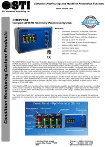 STI-CMCP7504 Vibration Monitoring & Machine Protection Systems