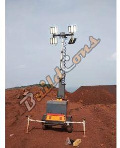 Trolley Mounted Mobile Lighting Towers, Color : Multicoloured