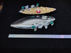 Stainless Steel Designer Dry Fruit Platter